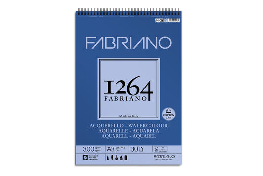 Fabriano 1264 Watercolour Spiral Pad