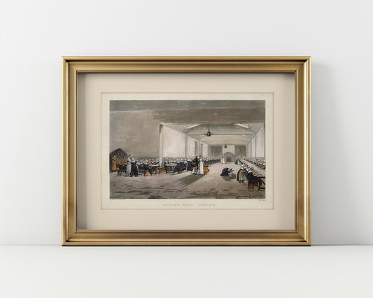 No.10 Dining Hall Asylum, Lambeth Print