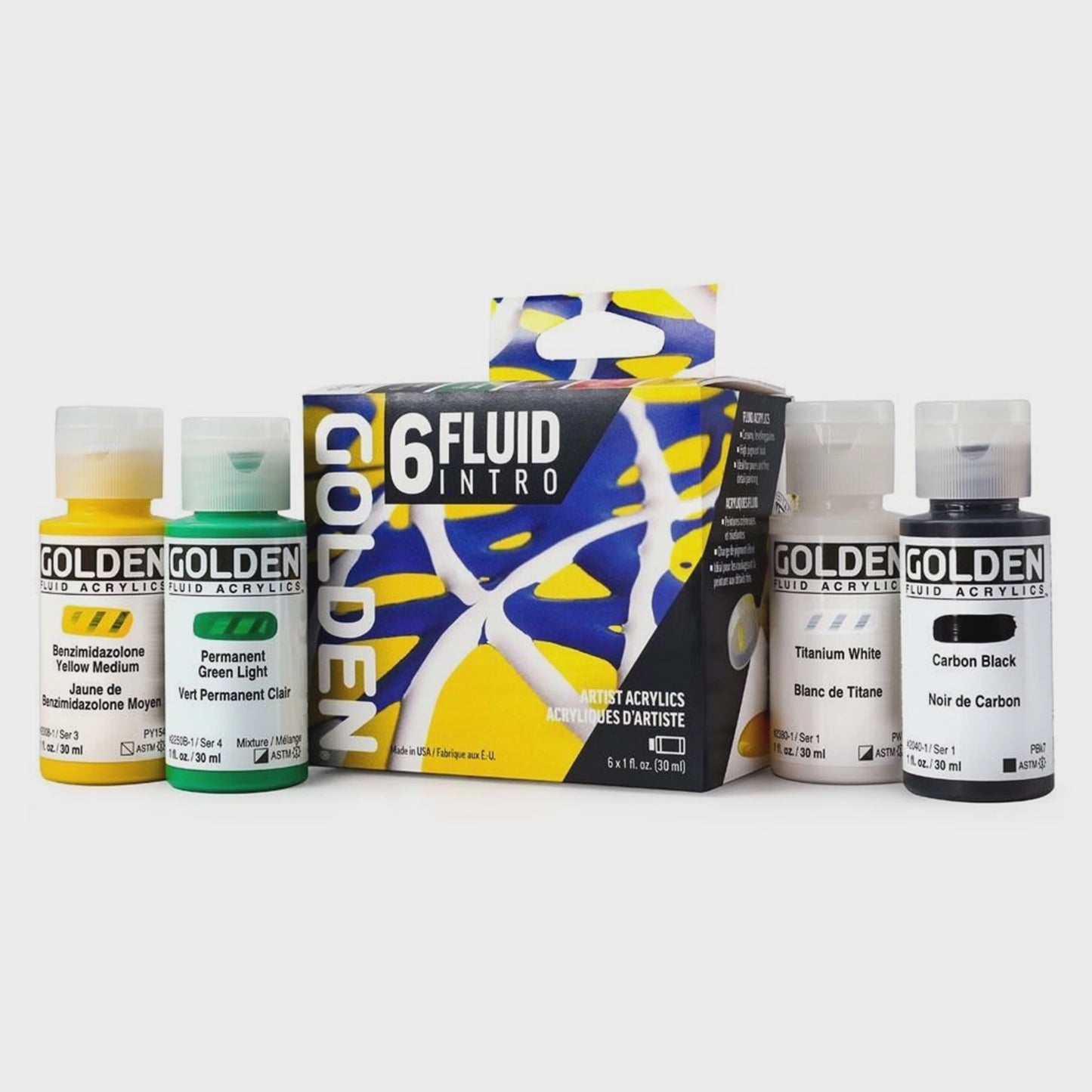 GOLDEN Fluid Acrylic Set of 6