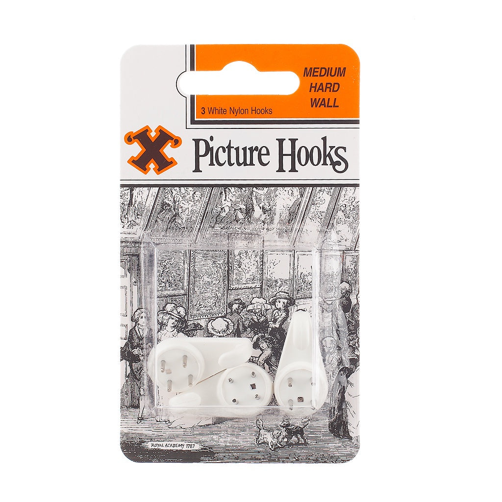 Hardwall Hooks Medium Pk3