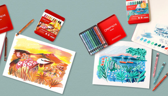 Neocolor II Water-Soluble Crayons Tin