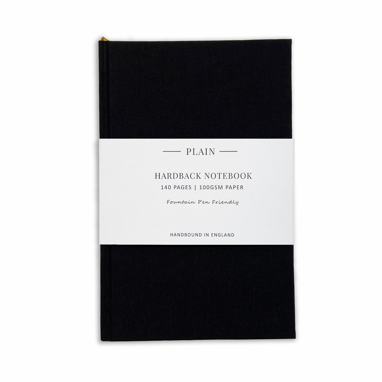 Quarto Medium Clothbound Plain Notebook