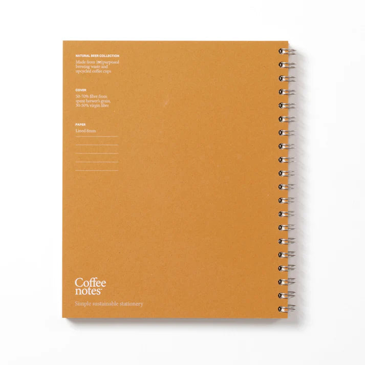 Coffeenotes Lined Wirebound Notebook