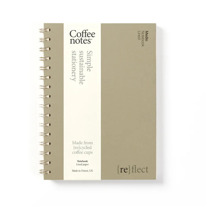 Coffeenotes Lined Wirebound Notebook