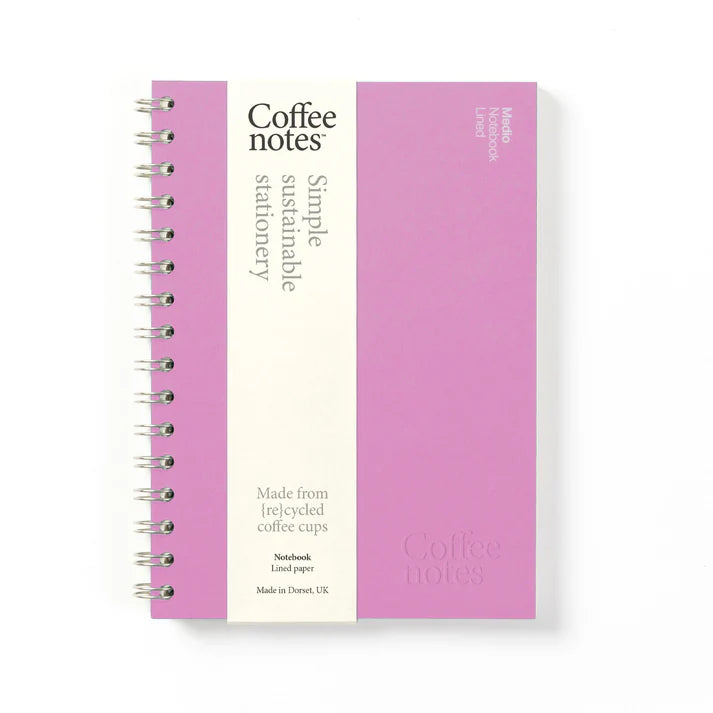 Coffeenotes Lined Wirebound Notebook
