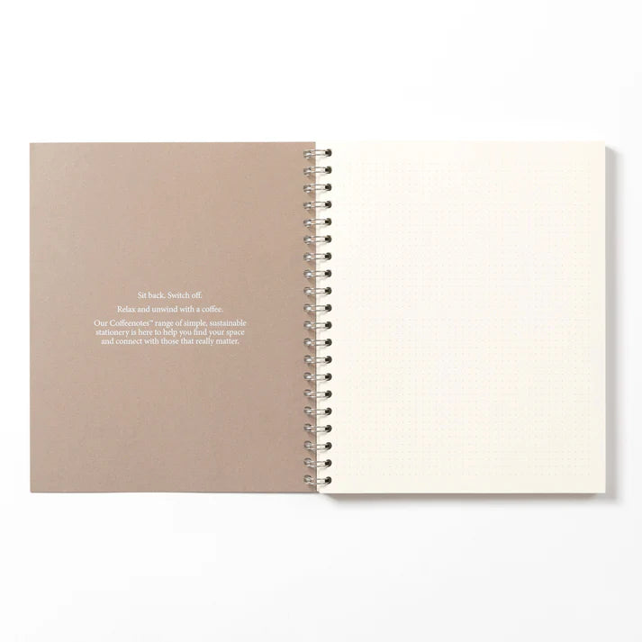 Coffeenotes Dotted Wirebound Notebook
