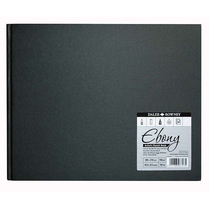 Ebony Hardback Sketchbook 160gsm