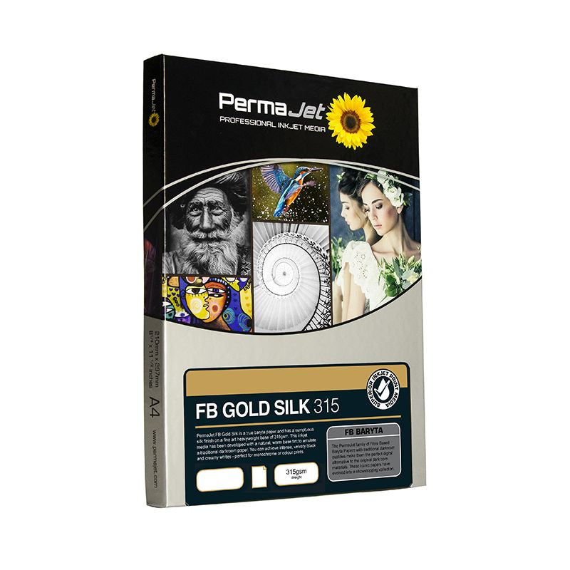 Permajet FB Gold Silk 315gsm Inkjet Paper