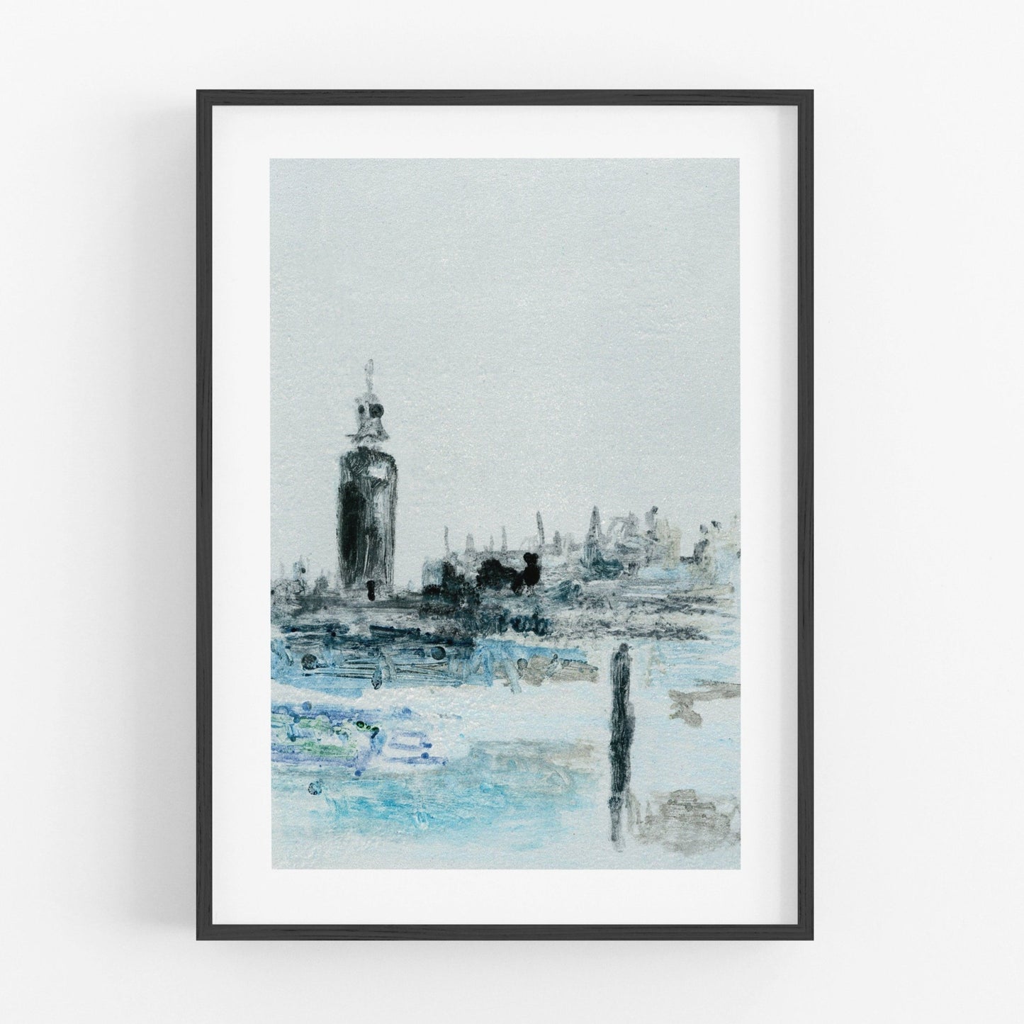 London Parliament View Print