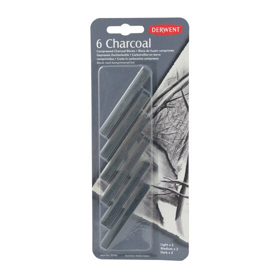 Derwent Compressed Charcoal Blister