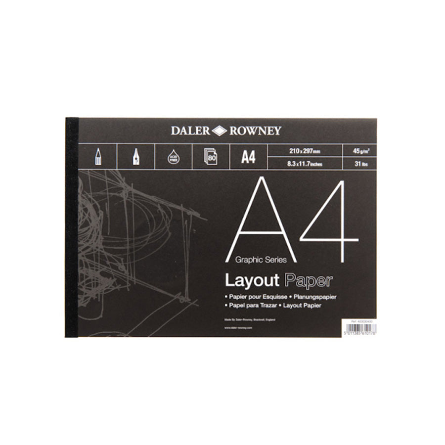 Daler-Rowney Layout Pad 45gsm