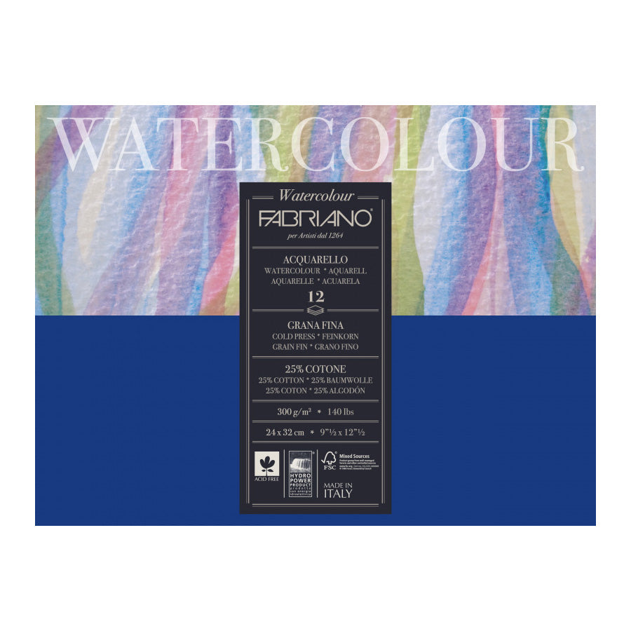 Fabriano Watercolour Pad 300gsm