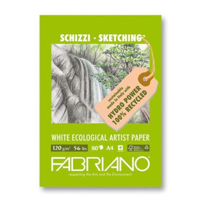 Fabriano Eco Sketch Pad 120gsm (disc)