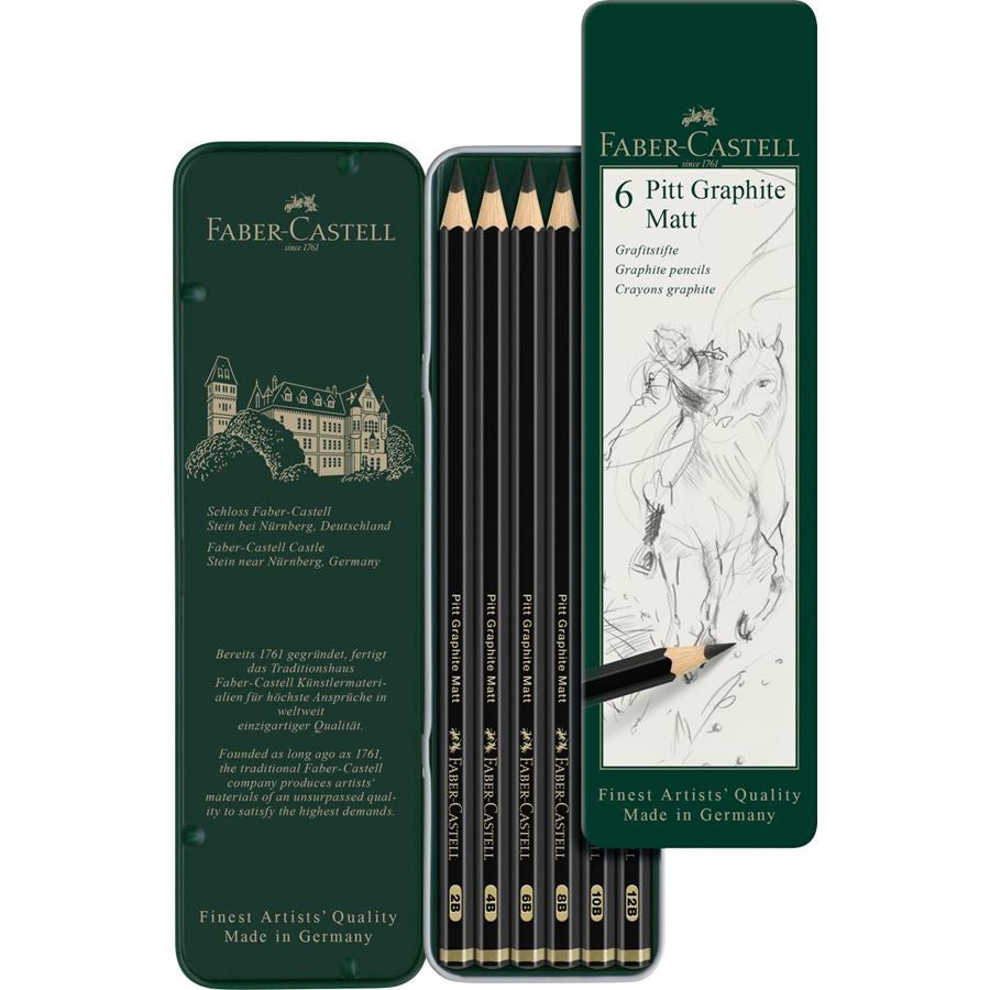 Faber Castell 9000 Graphite Pencil Set of 6