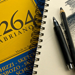 Fabriano 1264 Spiral Sketch Pad 90gsm