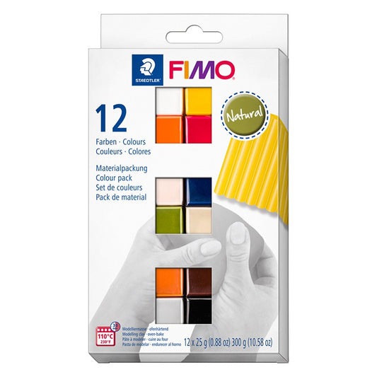 FIMO Soft Modelling Clay Set Natural Colours