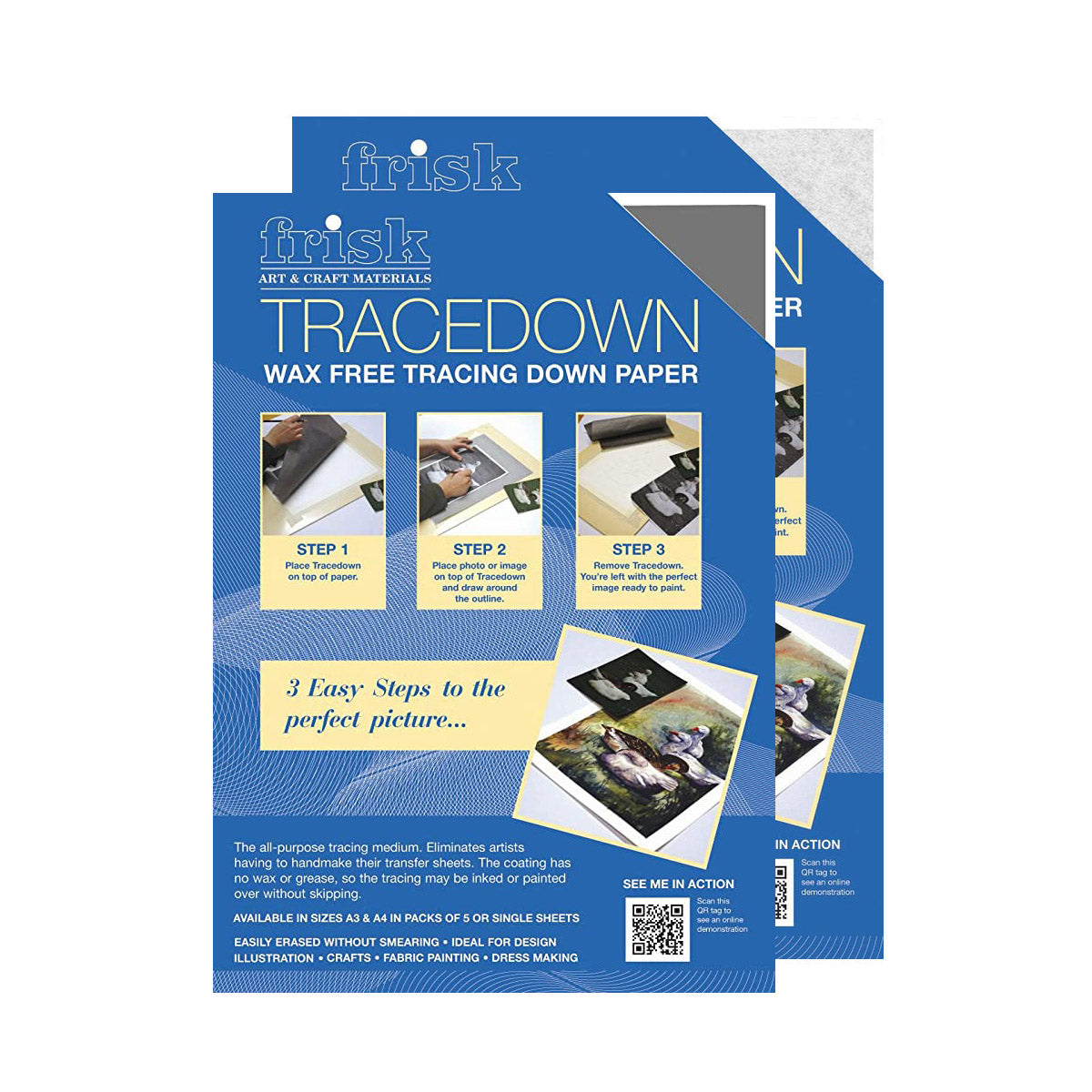 Tracedown Pack of 5 Sheets