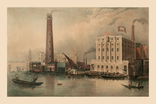 Goding's Brewery Mounted Print