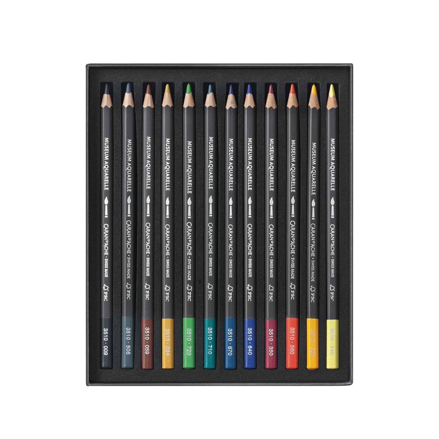 Caran D'Ache Museum Aquarelle Set of 12 (Special Offer)