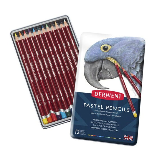 Derwent 12 Pastel Pencil Tin