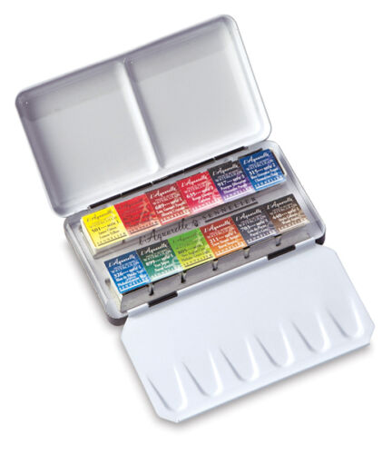 Sennelier Watercolour Set 12 x 1/2 Pans (Special Offer)