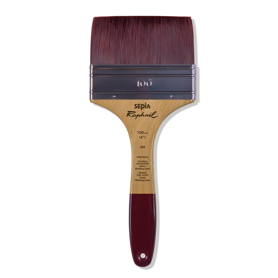Raphael Large Sepia Flat Brush