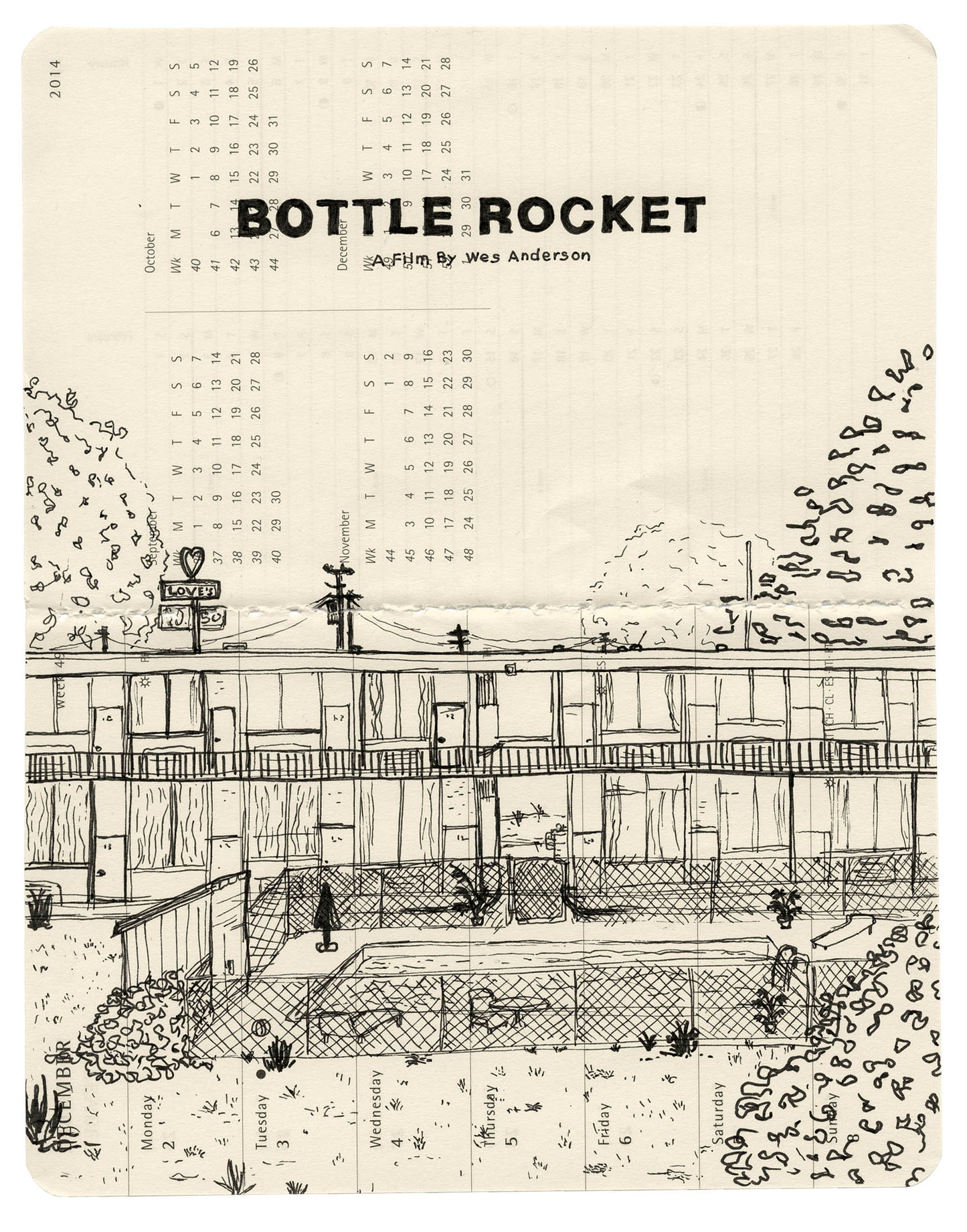 Bottle Rocket Print