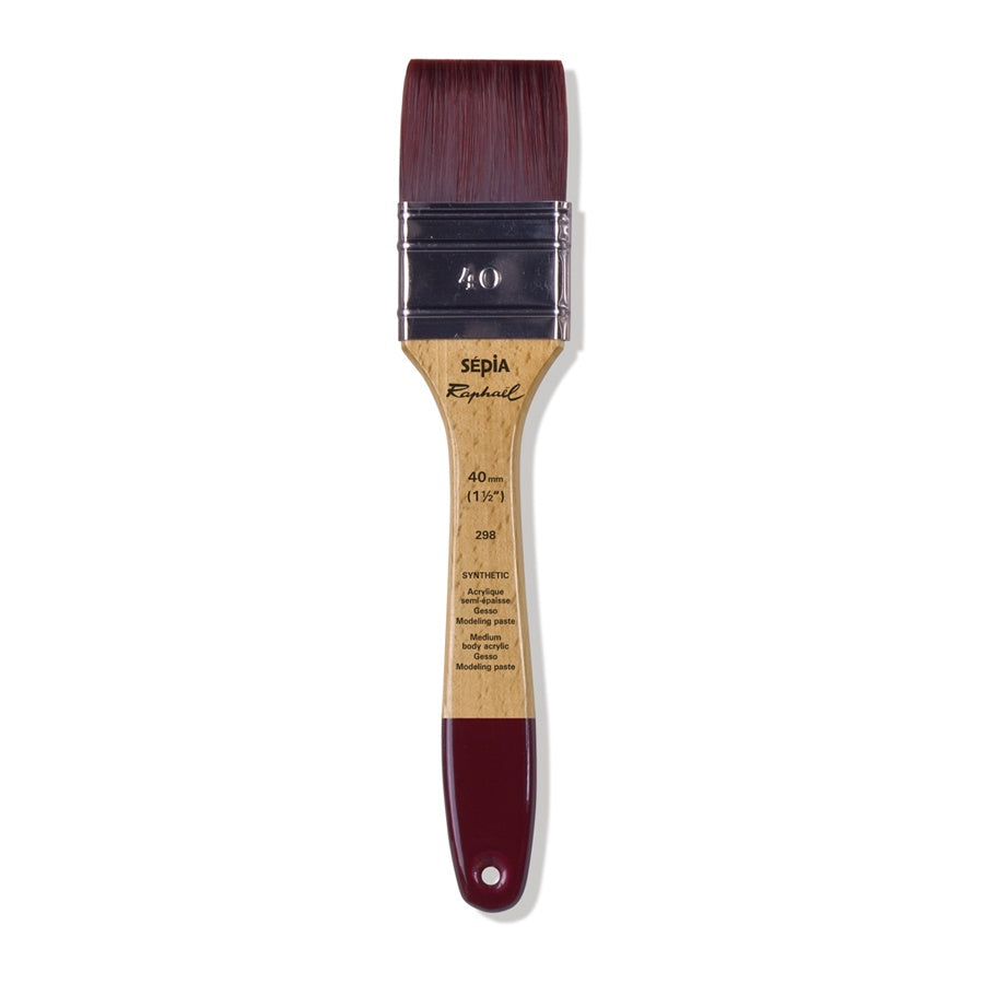 Raphael Large Sepia Flat Brush