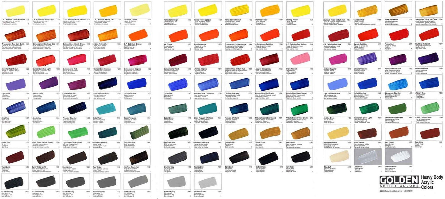 Golden Heavy Body Acrylic 59ml