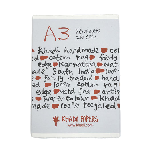 Khadi White Rag Paper Pack