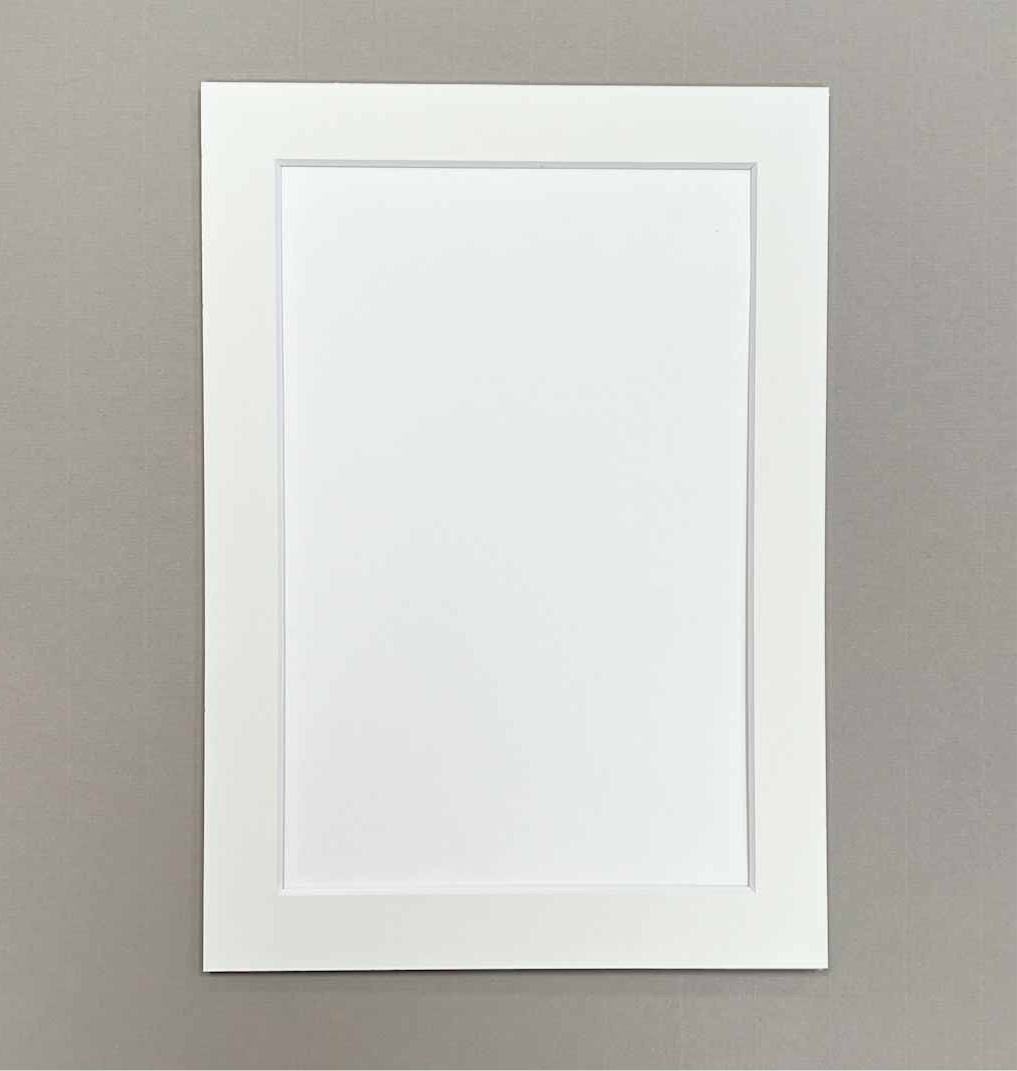 Off white picture mount cut to size