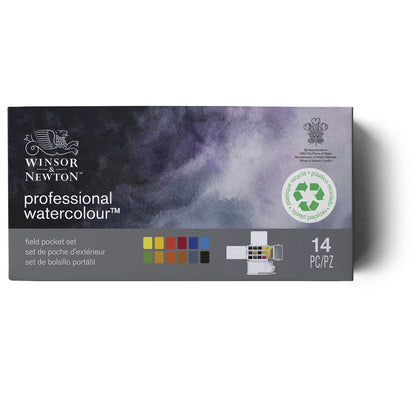 W&N Professional Watercolour Half Pan Field Pocket Set
