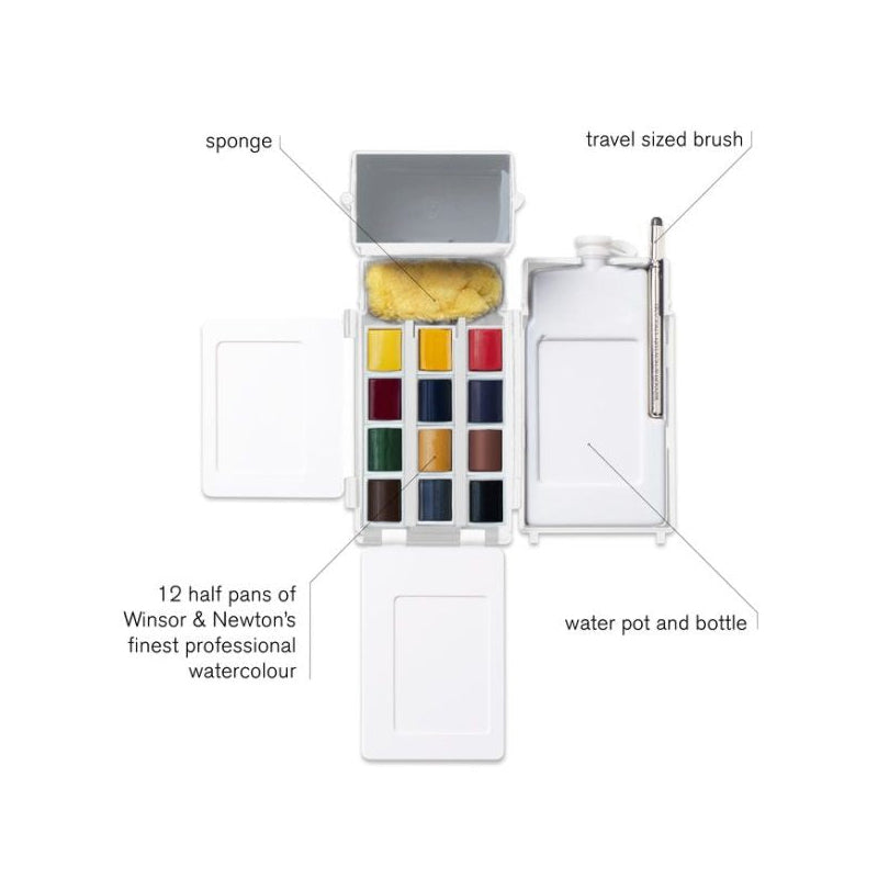 W&N Professional Watercolour Half Pan Field Pocket Set