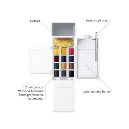 W&N Professional Watercolour Half Pan Field Pocket Set