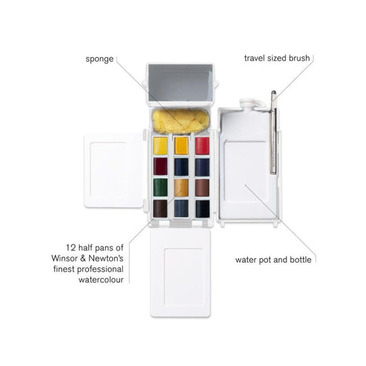 W&N Professional Watercolour Half Pan Field Pocket Set