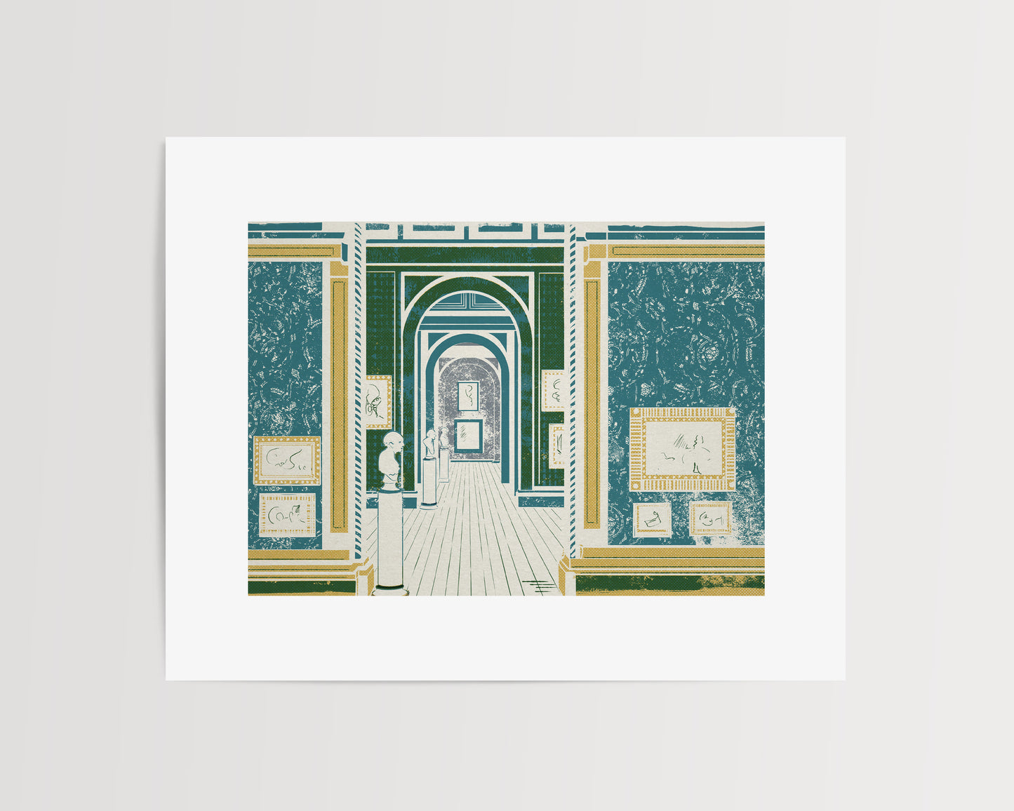 A Day at the Museum Print