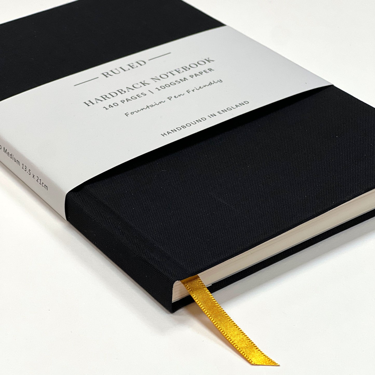 Quarto Medium Clothbound Lined Notebook