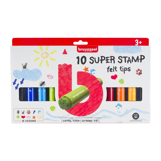 Bruynzeel Super Stamp Felt Tips Set (special offer)