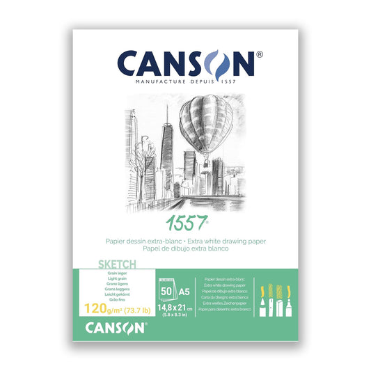Canson 1557 Drawing 120gsm Pad