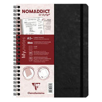 Nomaddict Spiral Lined Notebook A5+