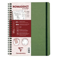 Nomaddict Spiral Lined Notebook A5+