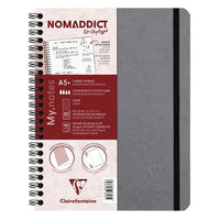 Nomaddict Spiral Lined Notebook A5+