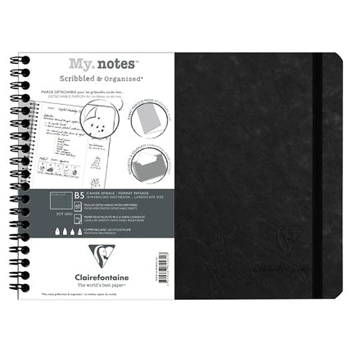 
Nomaddict Spiral Dotted Notebook B5 Landscape