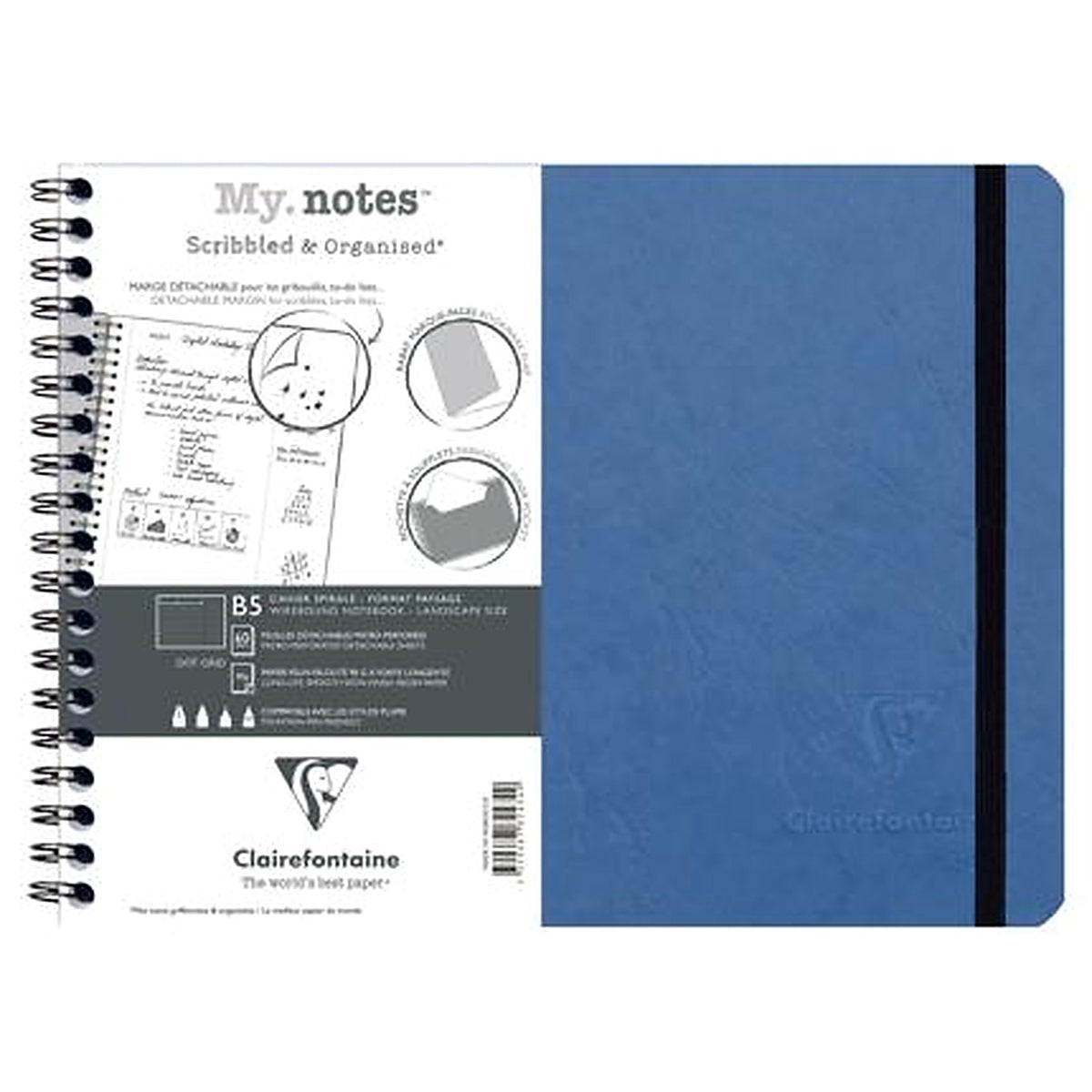 
Nomaddict Spiral Dotted Notebook B5 Landscape