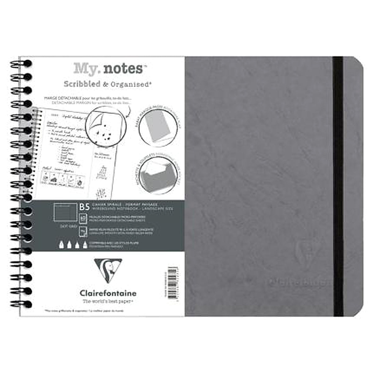 
Nomaddict Spiral Dotted Notebook B5 Landscape