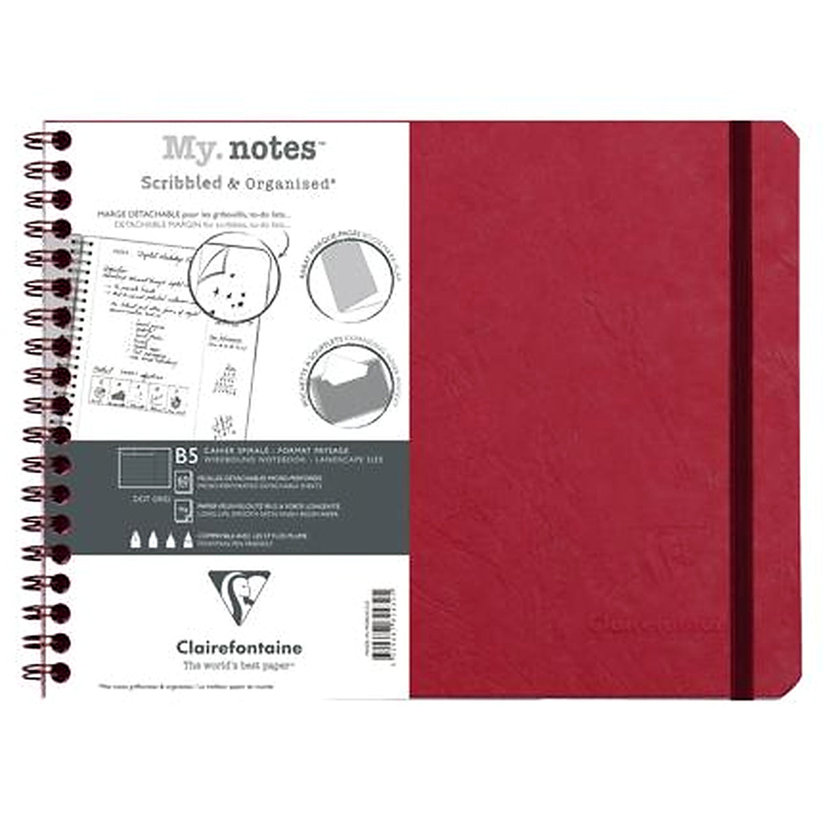 
Nomaddict Spiral Dotted Notebook B5 Landscape