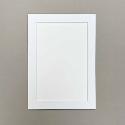 White picture mount