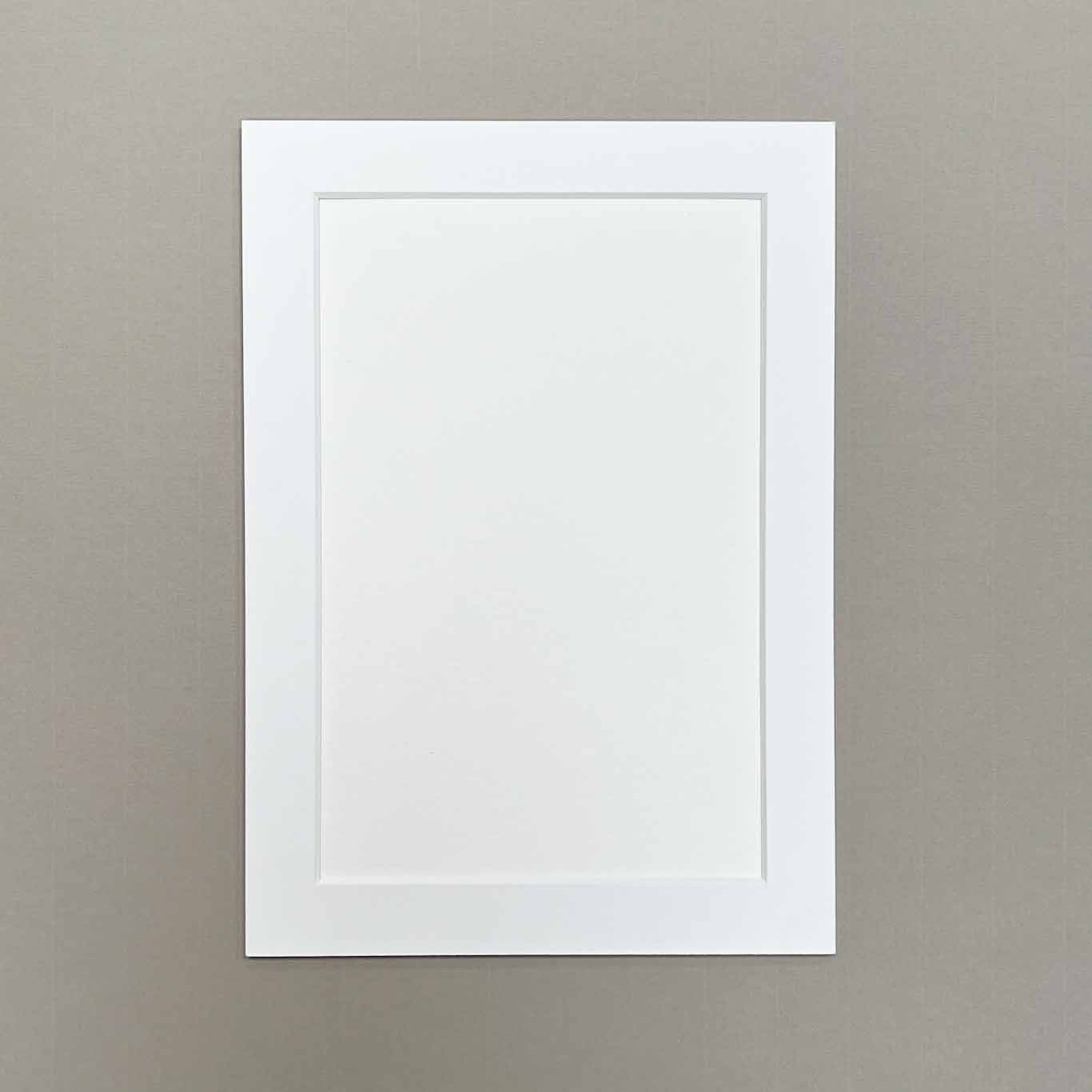 White picture mount