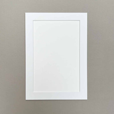 White picture mount