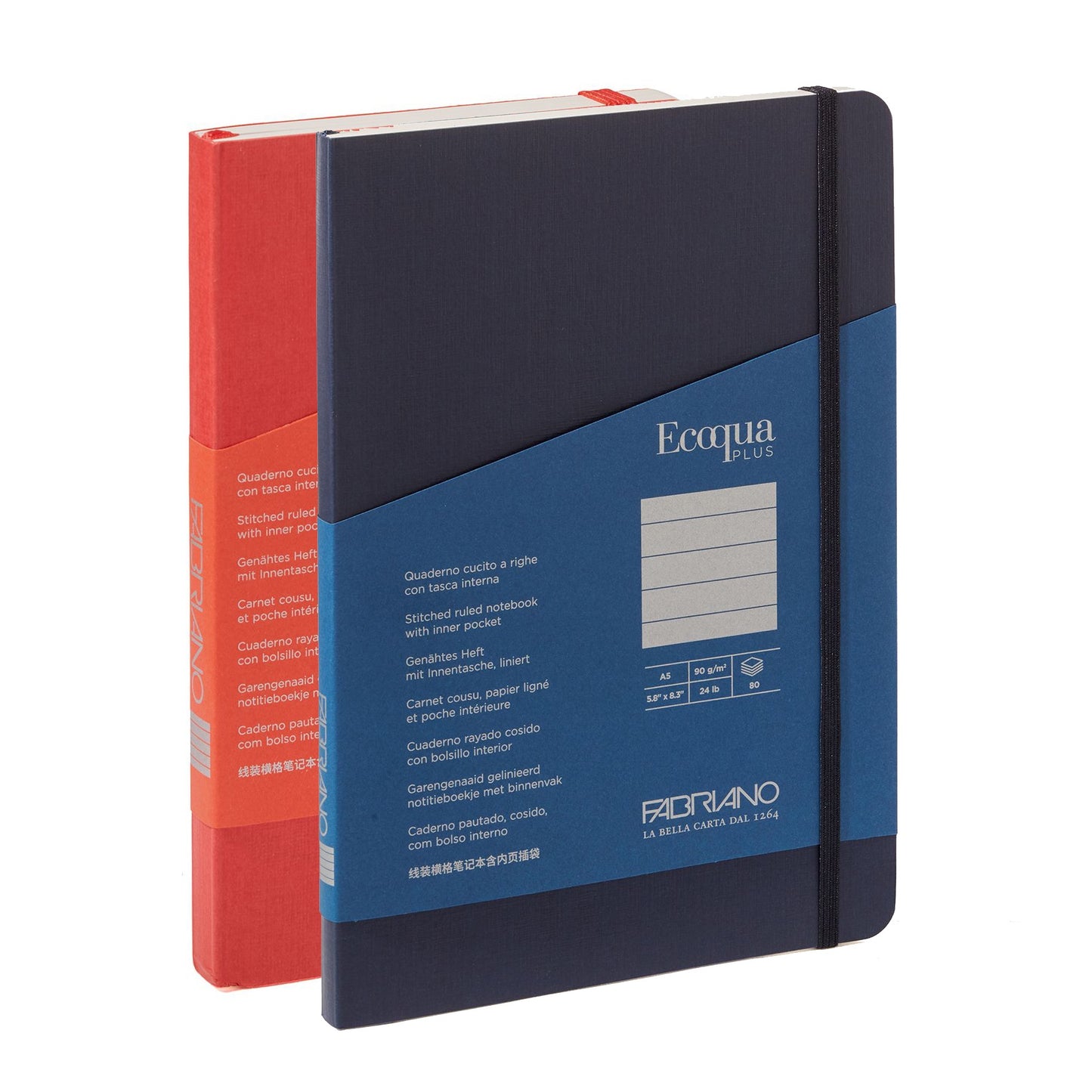 Fabriano Ecoqua Plus Stitched Ruled Notebook